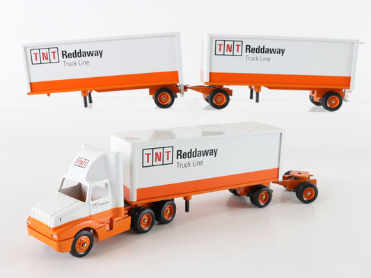 1993 TNT Reddaway Semi Truck & Trailers Triples Winross Metal Model 1:64