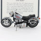 1977 Harley Davidson Low Rider Gray Franklin Mint 1:24 Diecast Model Motorcycle