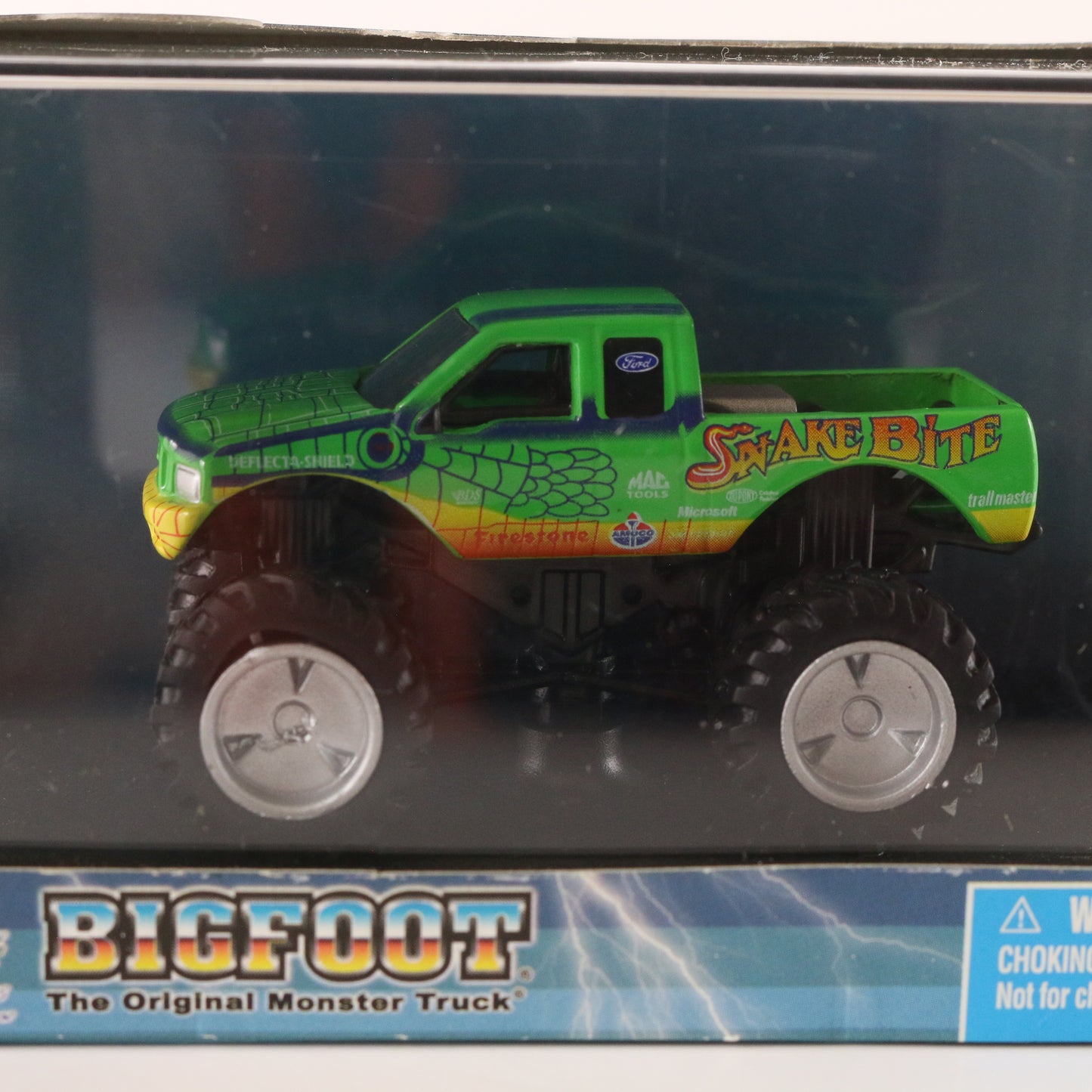 Snakebite 4x4 Green & Yellow Monster Truck Bigfoot Columbia Model DC-94-BF