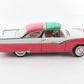 1955 Ford Crown Victoria Pink White Franklin Mint 1:24 Model Car