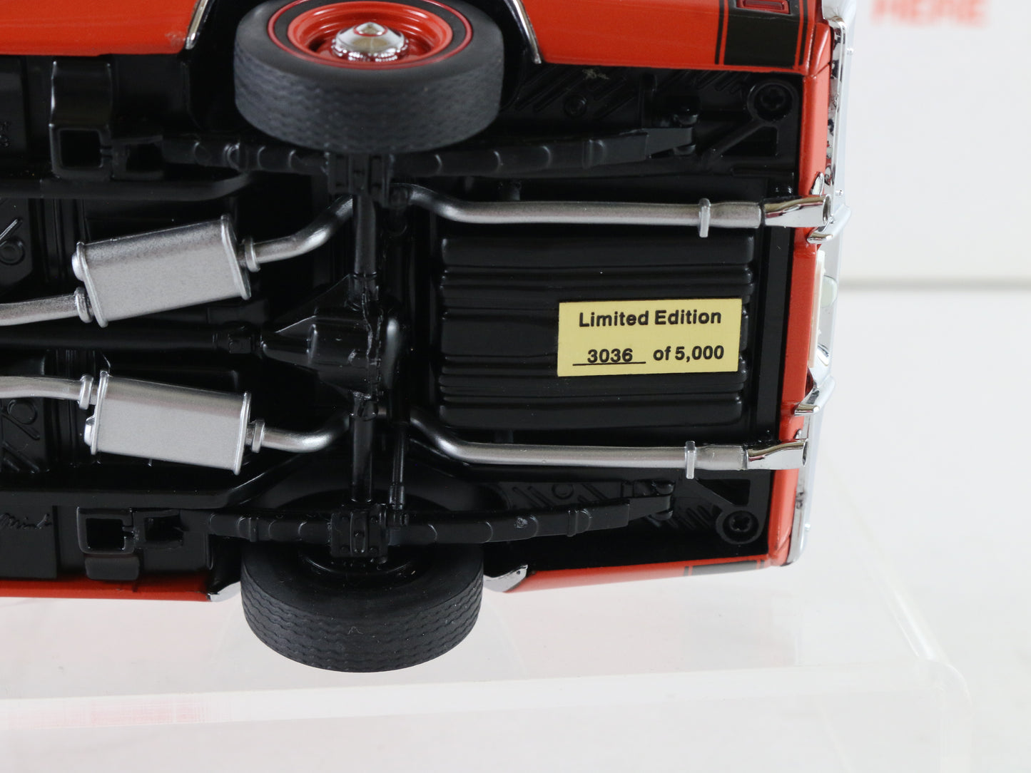 1969 Dodge Charger 500 Orange Black Limited Danbury Mint 1:24 Diecast 3036/5000