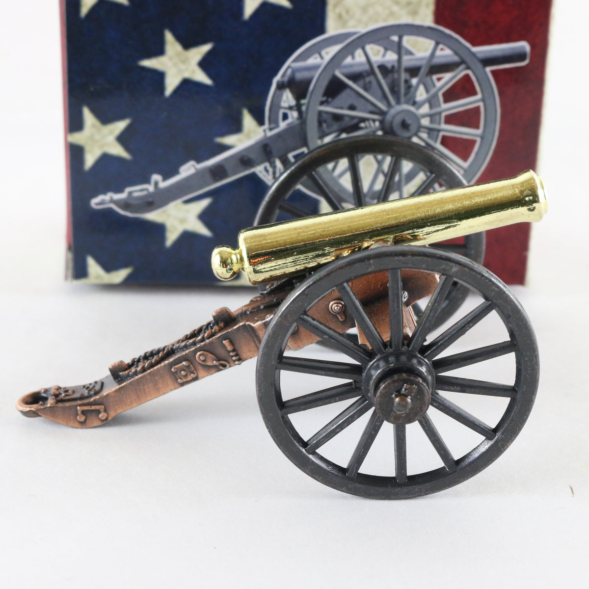 12 Pounder Light Gun Napoleon Civil War Cannon Americana Metal Model