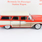 1958 Edsel Bermuda Six Passenger Station Wagon Orange White Danbury 1:24 Diecast