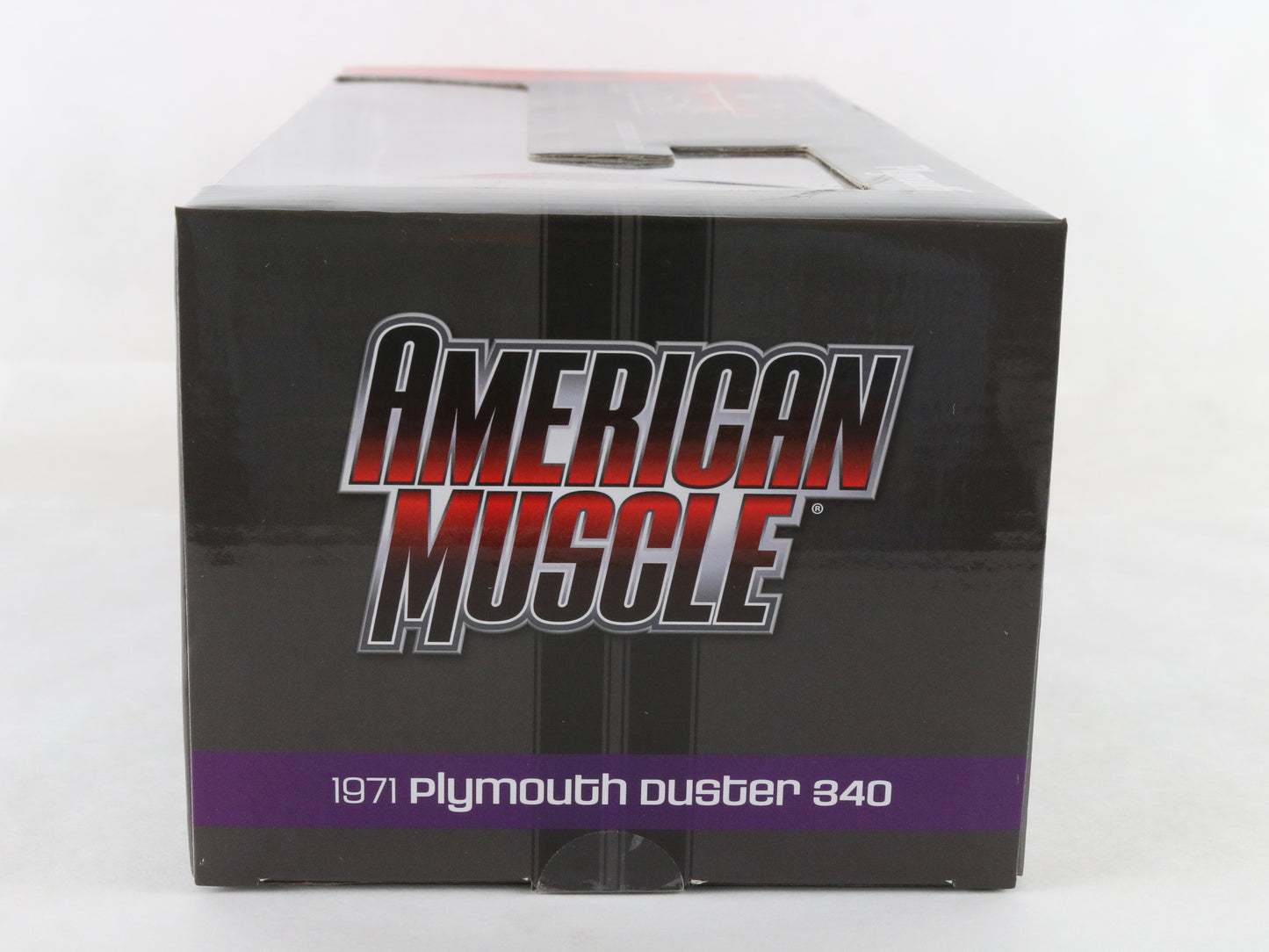 1971 Plymouth Duster 340 Purple American Muscle Auto World 1:18 Model Car