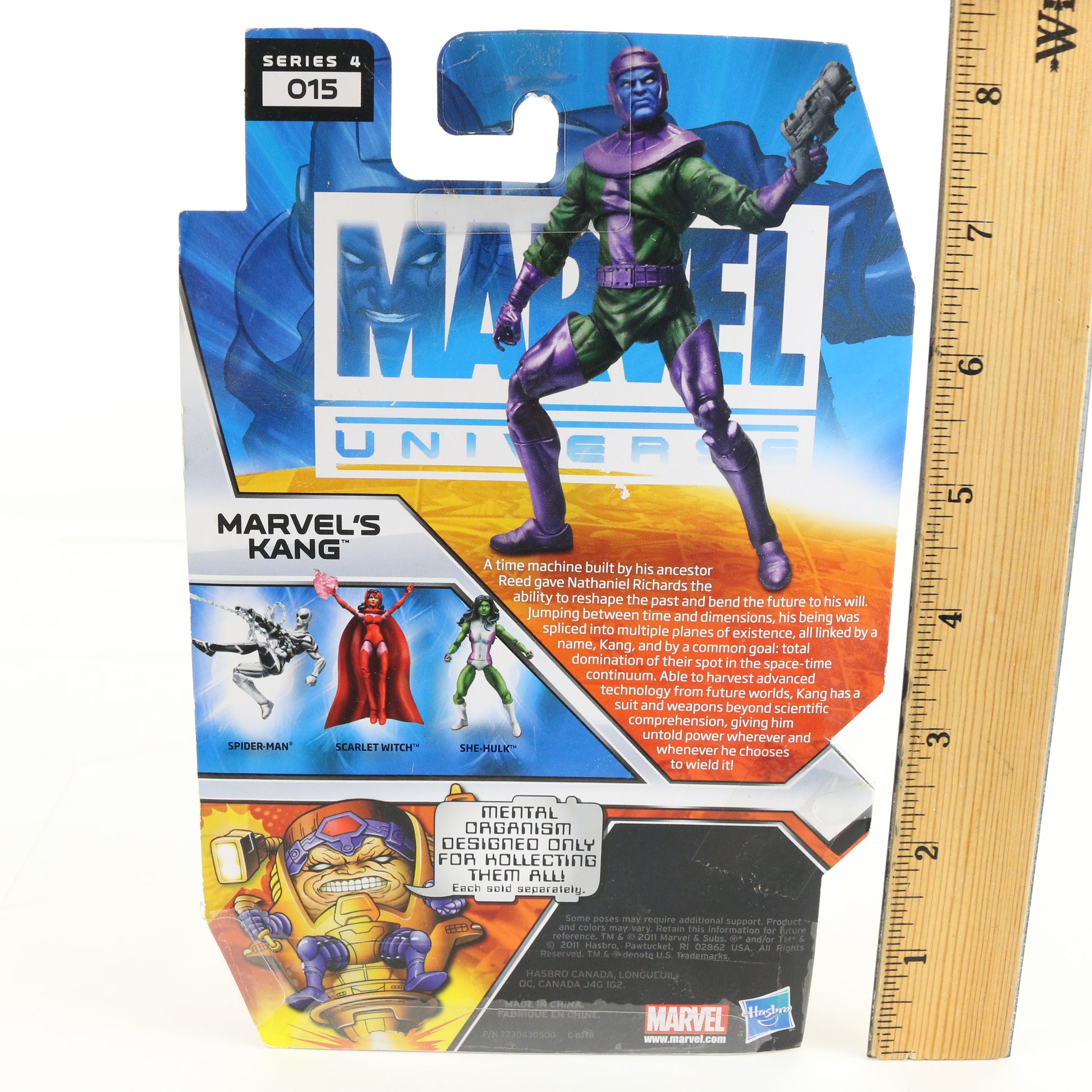 Marvel Universe Series 4 015 Kang Conqueror Hasbro 3.75" Action Figure 