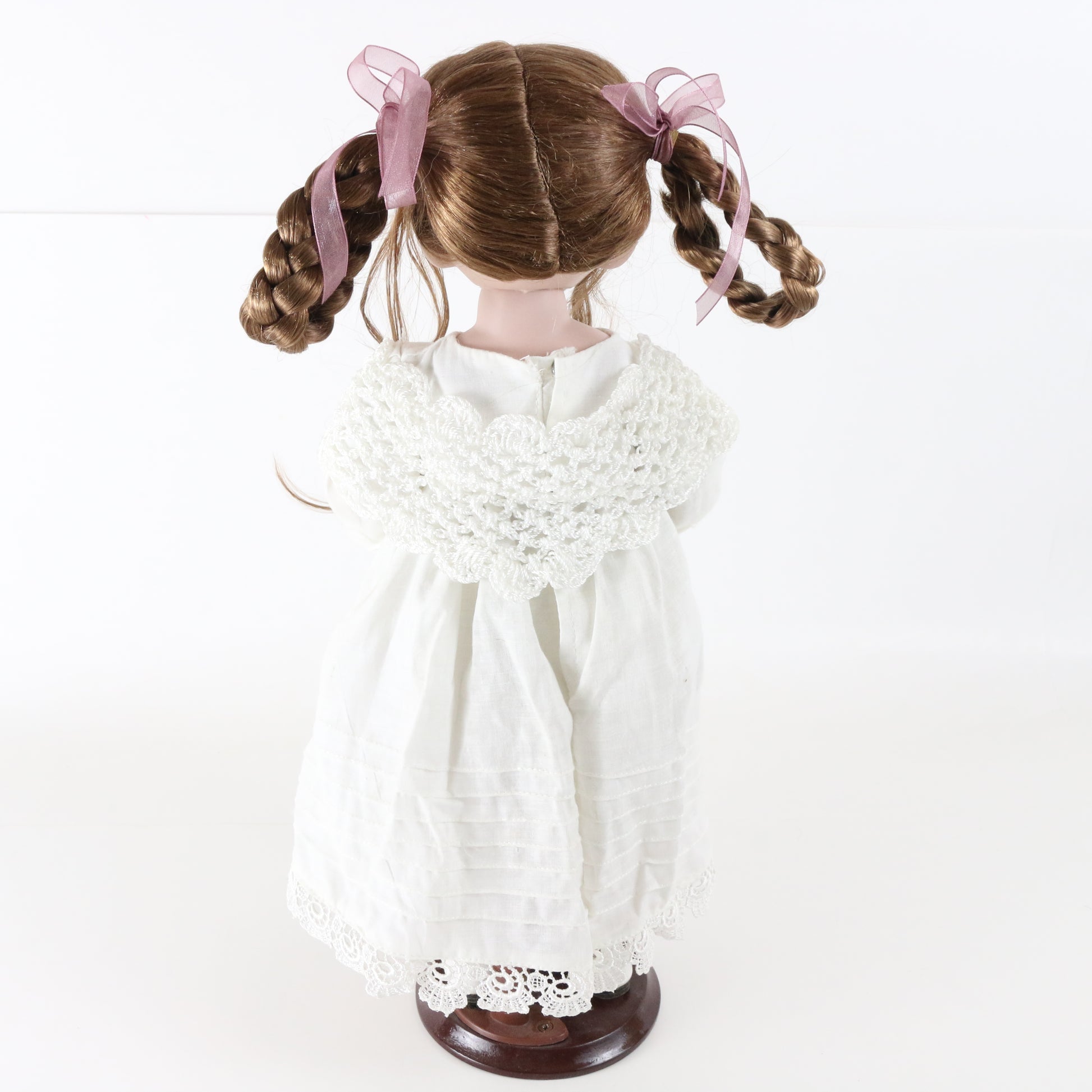 Emily Seymour Mann White Dress Large 16.5" Porcelain Girl Doll