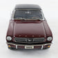 1966 Ford Mustang Hardtop Maroon & Black Danbury Mint 1:24 Model Car