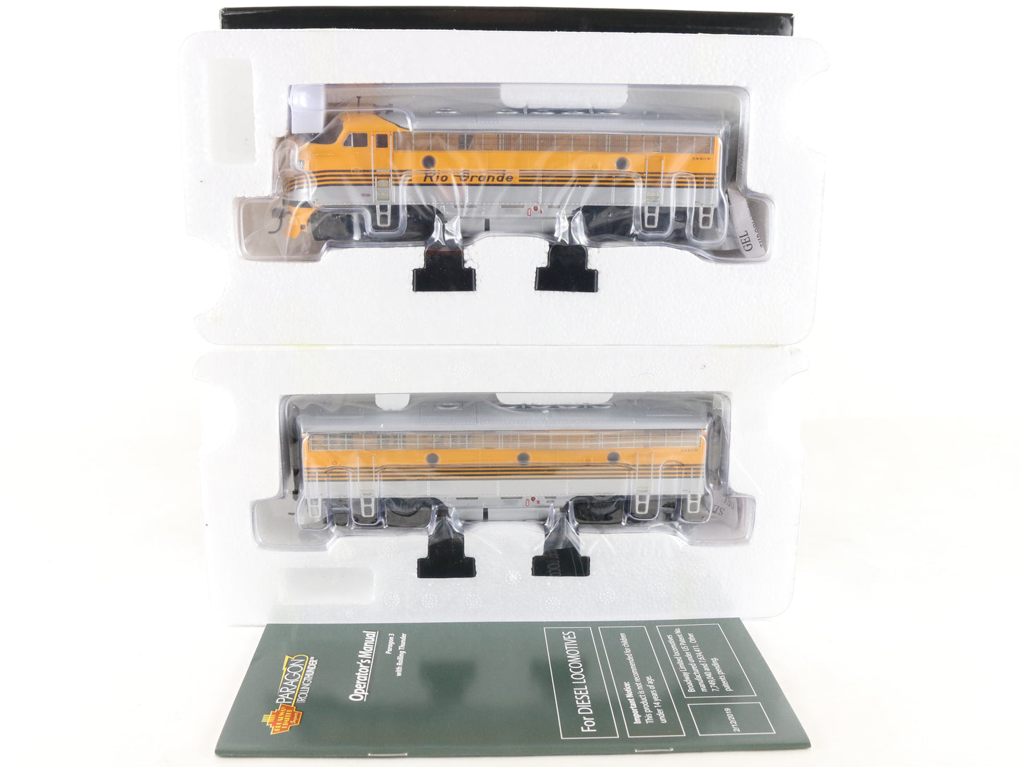 Broadway Limited Paragon 3 HO EMD F7A-B DRGW 5601 5602 Diesel Locos 4844