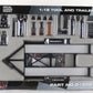 Mopar Tool & Trailer Set Black Diecast Metal GMP 1:18 Model G1800149