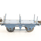 Unnumbered Blue Flat Car W/ Stakes Prewar Hornby Meccano O Model Train vintage stake flat wagon for cargo