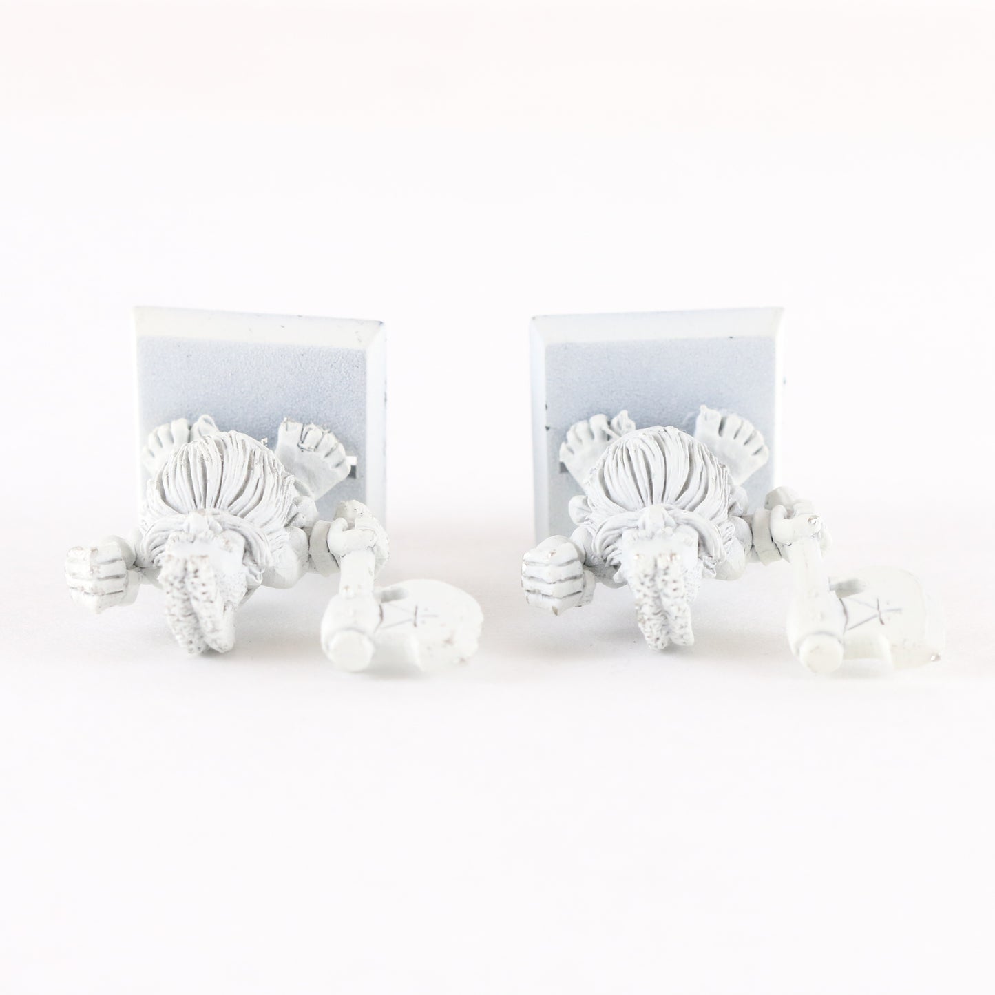 Lot Of 2 Dwarf Troll Slayers Citadel Warhammer 8091/51 White Painted Figures