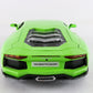 Lamborghini Aventador Lp700-4 Bburago 1:18 Green Diecast Model Car