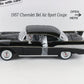 1957 Chevrolet Bel Air Sport Coupe Black White Danbury Mint 1:24 Diecast Model