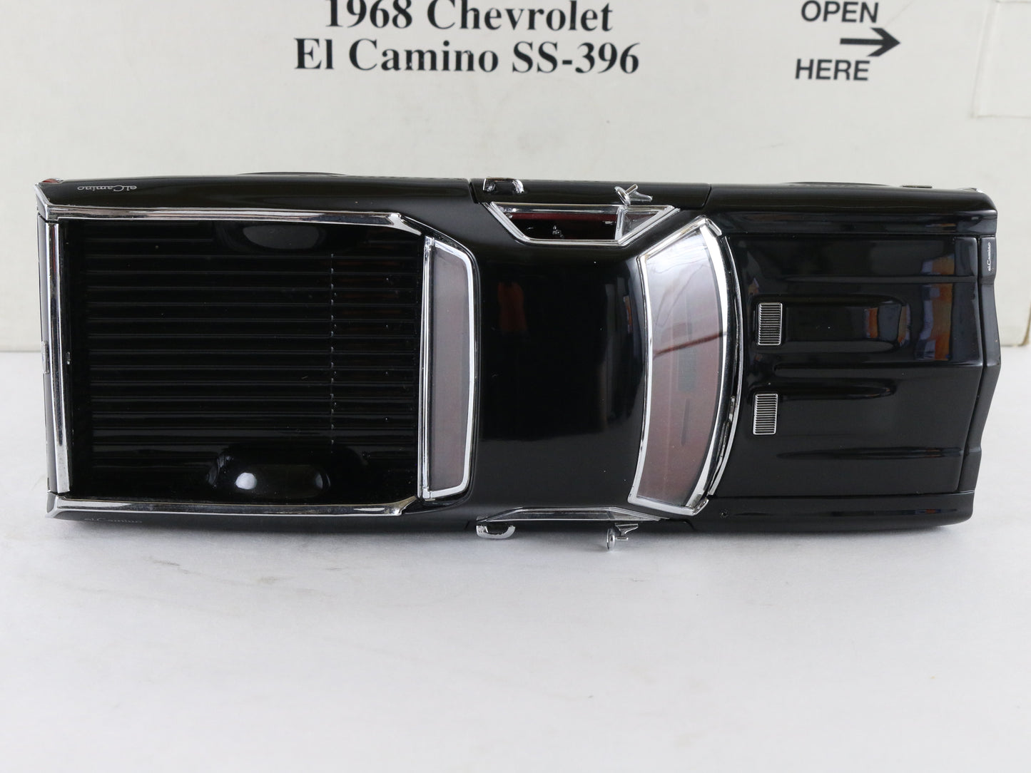 1968 Chevy El Camino SS-396 Pickup Black Danbury Mint 1:24 Diecast Model