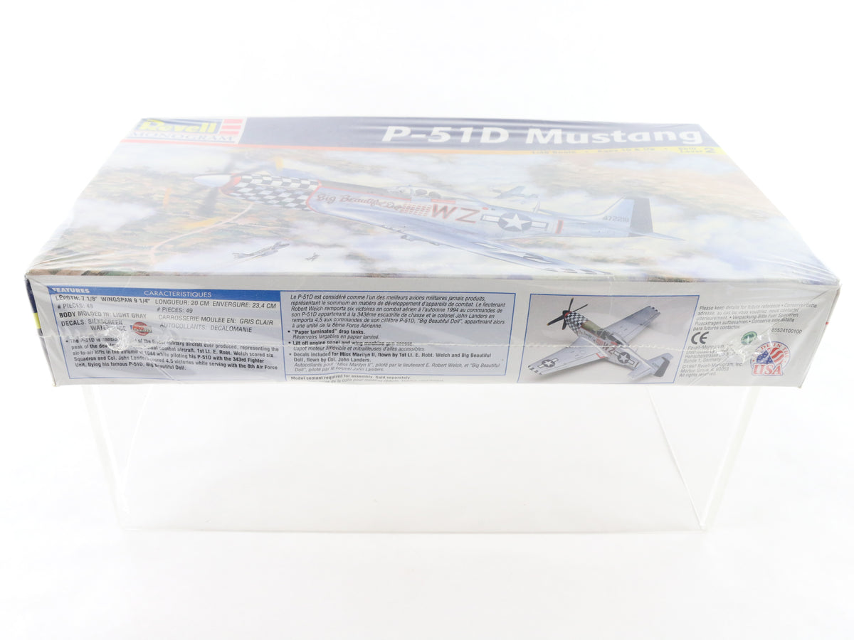 P-51D Mustang North American Revell Monogram 1:48 85-5241 Sealed Fighter Plane