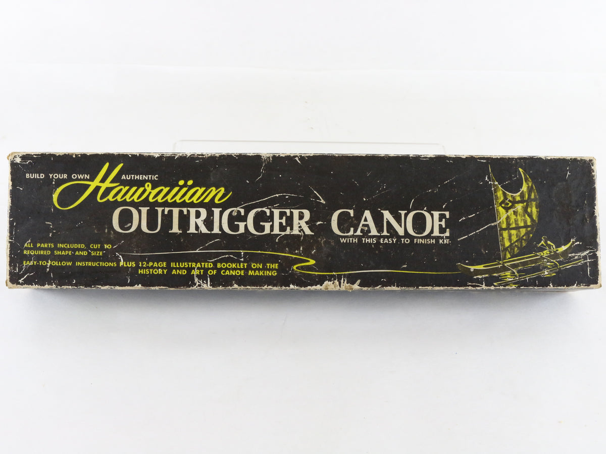 Hawaiian Outrigger Canoe Anekona Hawaii Vintage Wood Boat Kit