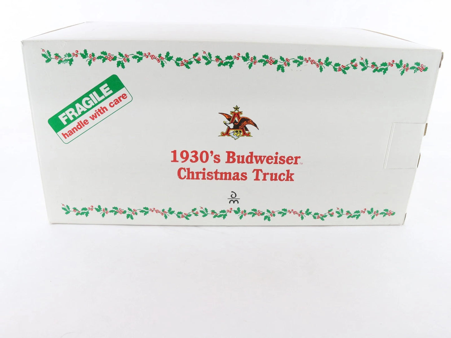 1930s Budweiser Christmas Delivery Truck Red Danbury Mint 1:24 Diecast Model