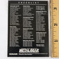 Metal Gear Solid Trading Card Checklist Liquid Snake Konami Playstation
