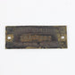 Vintage Body Number 164-5492 Briggs Manufacturing Detroit USA Metal Plate