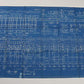 New York Central NYC dining car side frame blueprint 1929