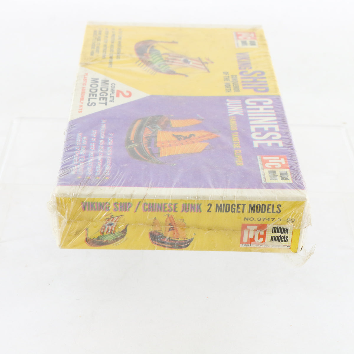Viking & Chinese Junk Ships Midget Models ITC Plastic Boat Kit SEALED
