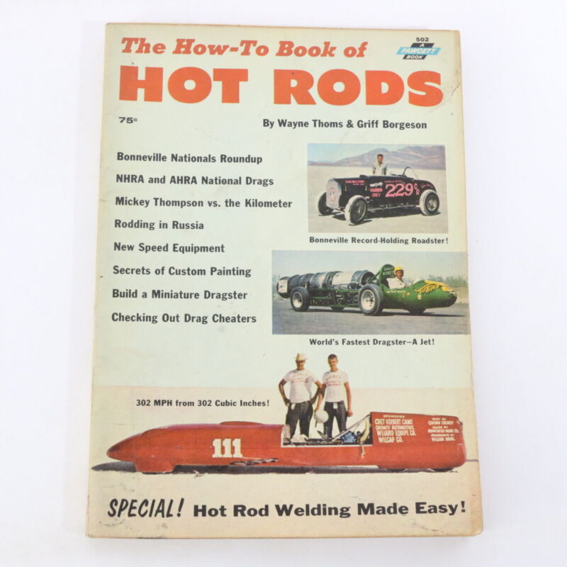 How To Book Of Hot Rods Wayne Thoms Griff Borgeson 75c Fawcett 502 1961