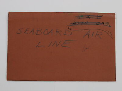 Seaboard Air Line Standard Lettering Steel Auto Car Blueprint C7-3248 1934 61.5"