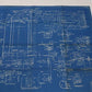 New York Central NYC End Frame & Details Dining Cars Blueprint 1929 70.5"