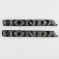 Lot Of 2 1980s Honda Front Grille Plastic Emblem Badge 6.5"