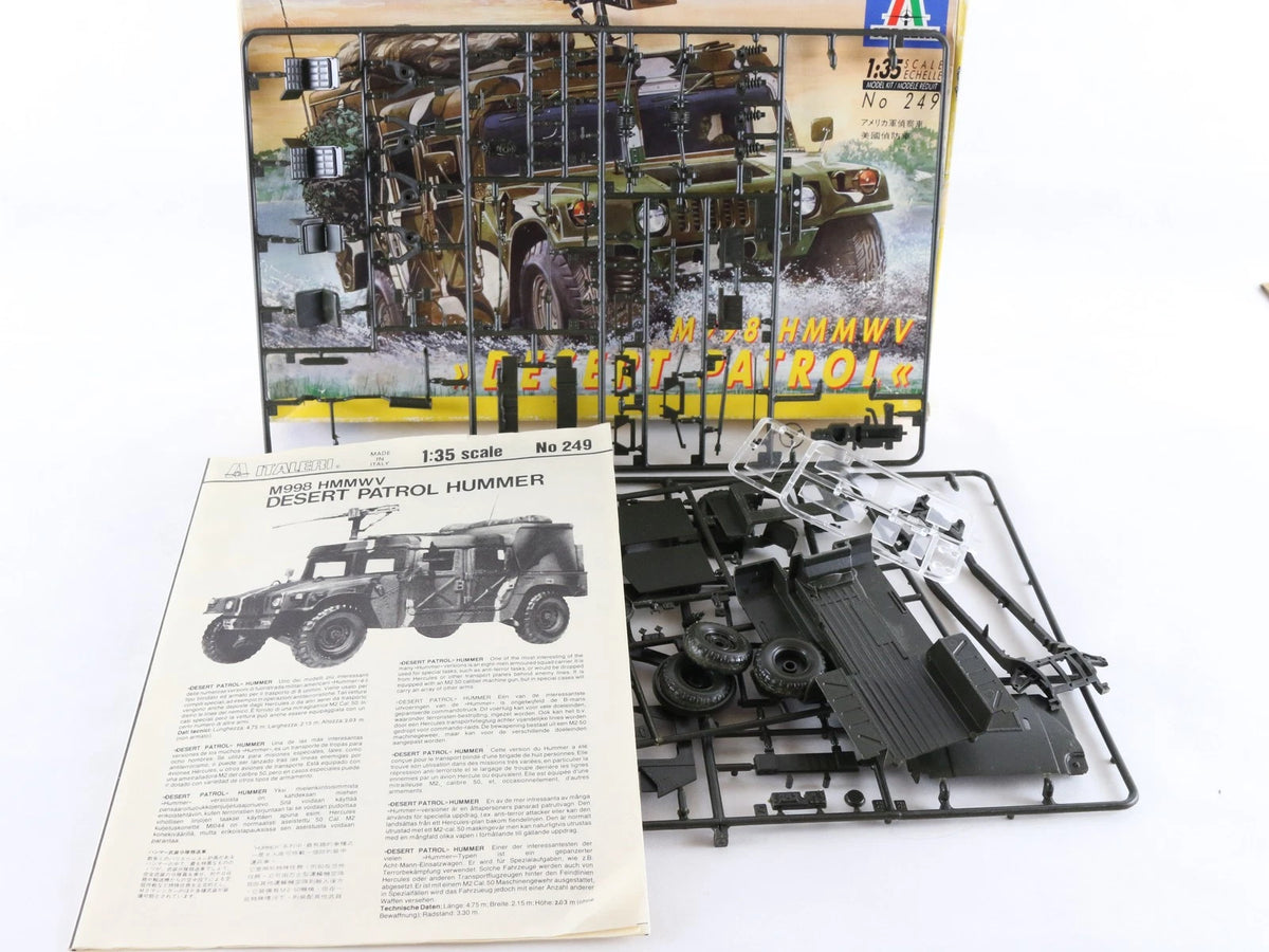 M998 HMMWV Desert Patrol Truck Am General Italeri 1:35 249 Military Kit