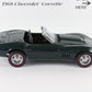 1968 Chevy Corvette Convertible British Green Danbury Mint 1:24 Diecast Model