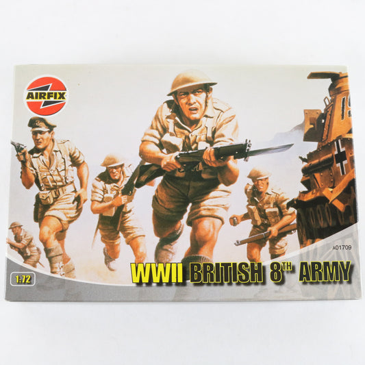 British 8th Army WW2 Airfix 1:72 A01709 Plastic Model Soldier Figures