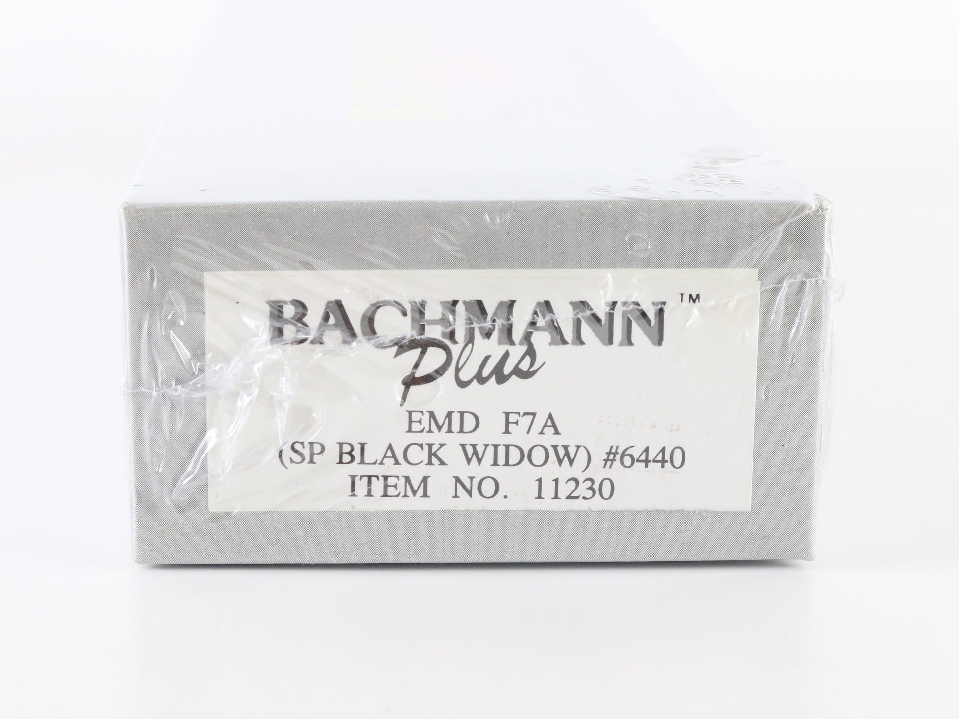 Bachmann Plus HO SP 6440 Black Widow EMD F7A Diesel Locomotive Sealed