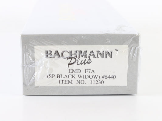 Bachmann Plus HO SP 6440 Black Widow EMD F7A Diesel Locomotive Sealed