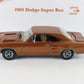 1969 Dodge Super Bee Hardtop Copper Poly Brown Danbury Mint 1:24 Diecast Model