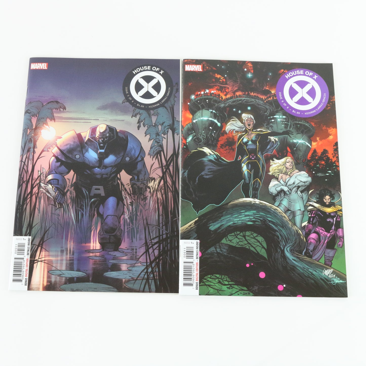 Lot Of 5 House Of X Issues #1 & #3-6 Variant Edition Professor X Marvel NM