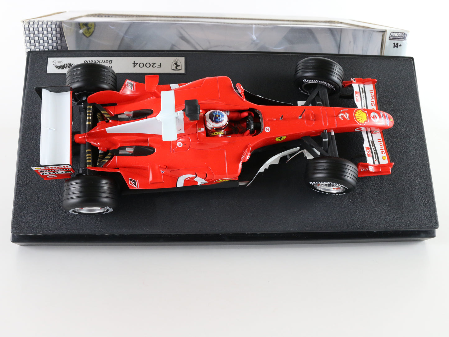 Ferrari F2004 Rubens Barrichello #2 Hot Wheels 1:18 Formula 1 F1 Car B6201