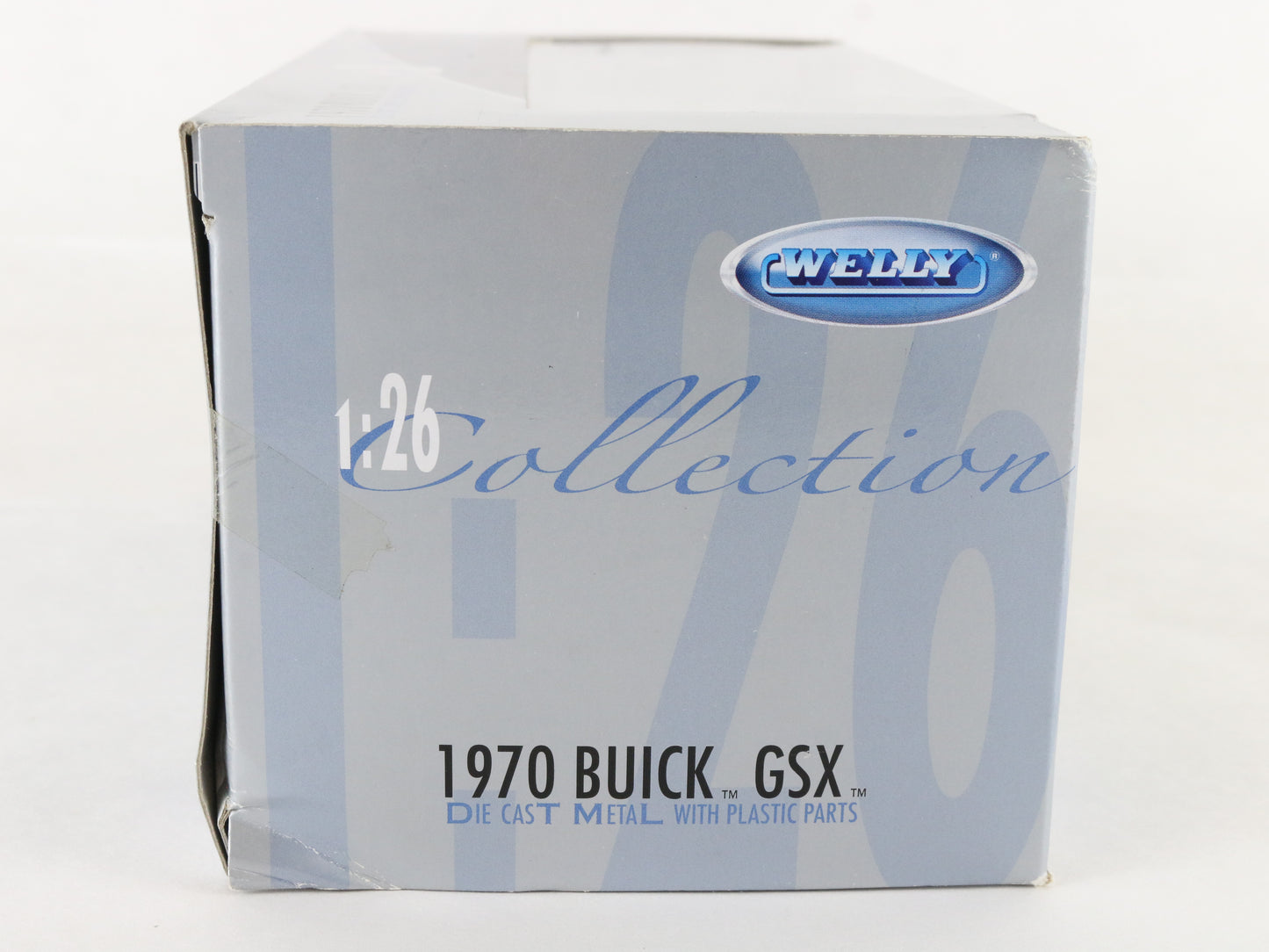 1970 Buick Gsx Yellow Black Welly 1:26 Diecast Model Car 22433w