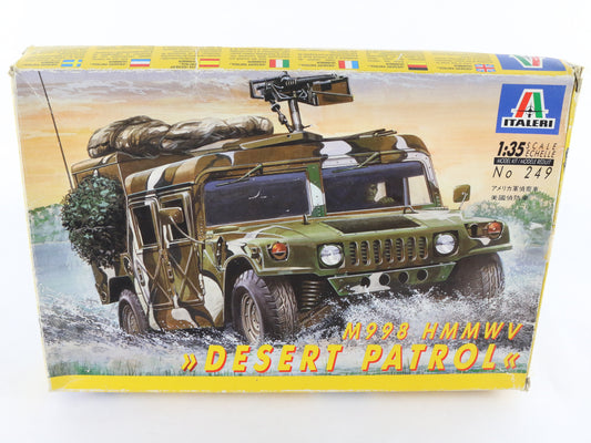 M998 HMMWV Desert Patrol Truck Am General Italeri 1:35 249 Military Kit