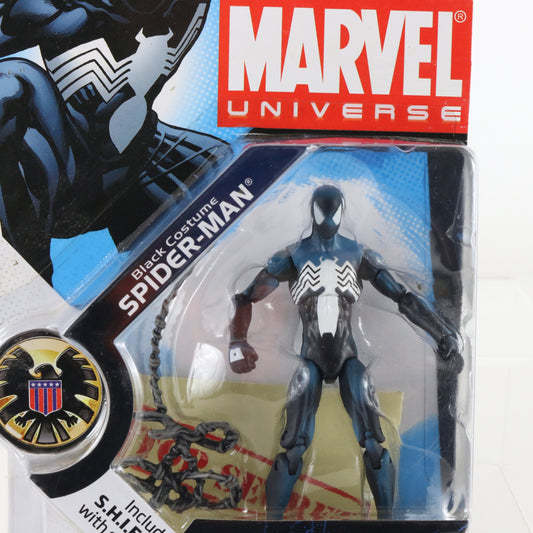 Marvel Universe 018 Black Costume Spider-Man 3.75" Action Figure Hasbro