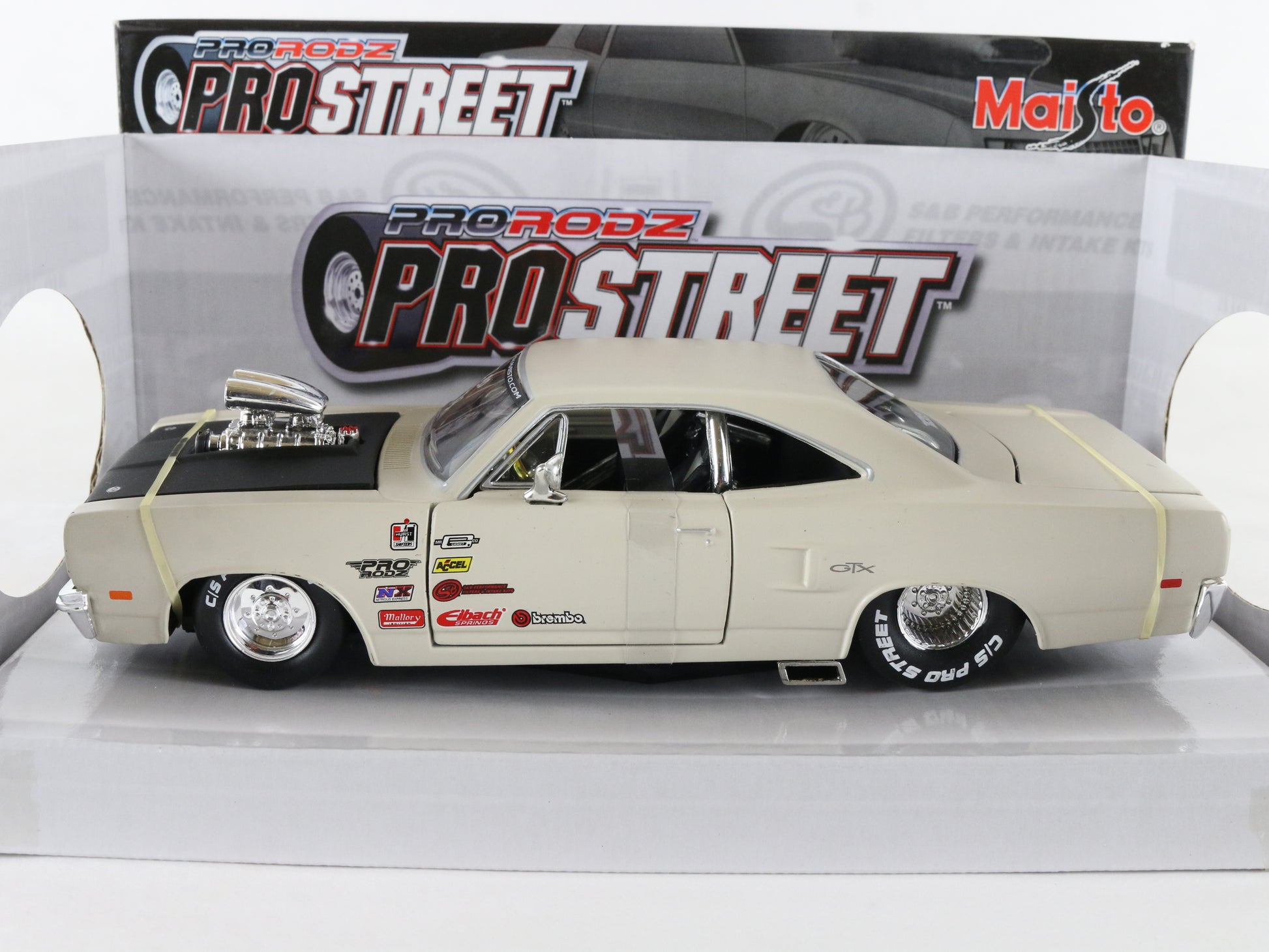 1970 Plymouth Gtx Pro Rodz Pro Street Maisto 1:24 Diecast 31306