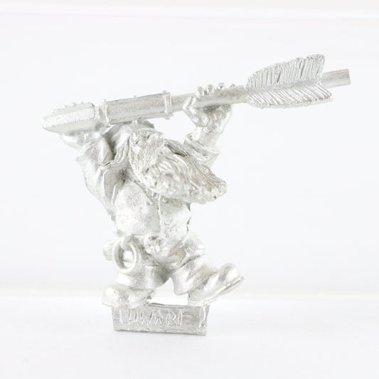 Dwarf Bolt Thrower Crew 504202 Citadel Warhammer Unpainted Figure 1.25"