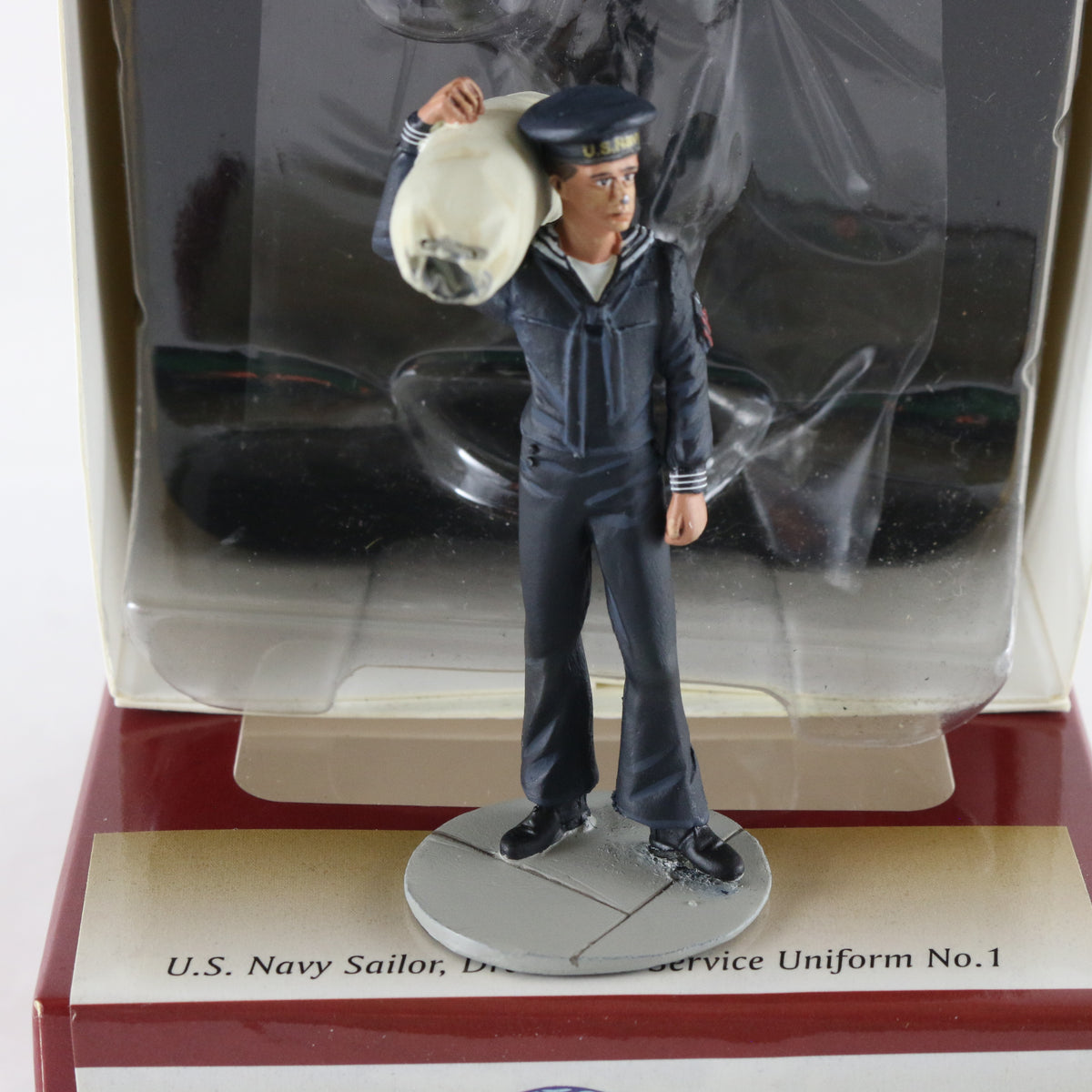 US Navy Sailor Dress Blue Service Uniform Soldier #1 Britains 1:30 13006 Metal