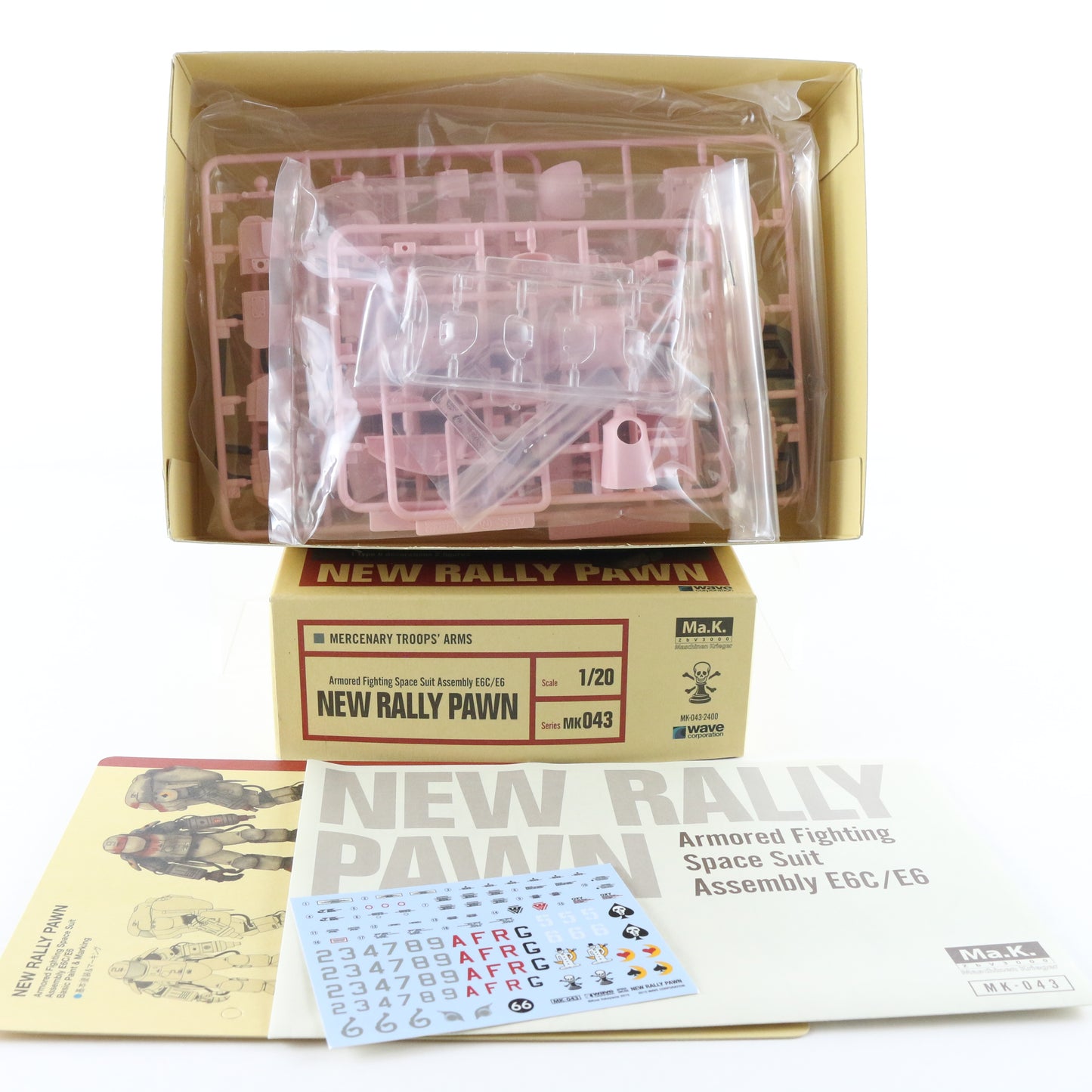 Ma.k Maschinen Krieger New Ralley Pawn E6c/e6 Series Mk-043 1/20 Complete Kit