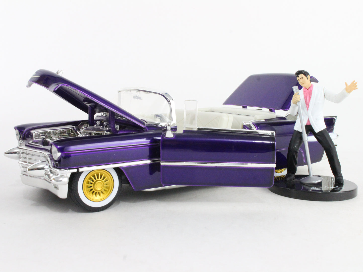 1956 Cadillac Eldorado Elvis Presley Hollywood Rides Jada 1:24 Scale Model 30985