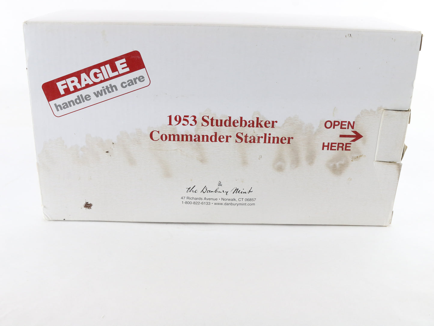 1953 Studebaker Commander Starliner Hardtop Red White Danbury Mint 1:24 Diecast