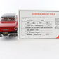 1957 Ford Fairlane 500 Skyliner Red Black Danbury Mint 1:24 Model Car