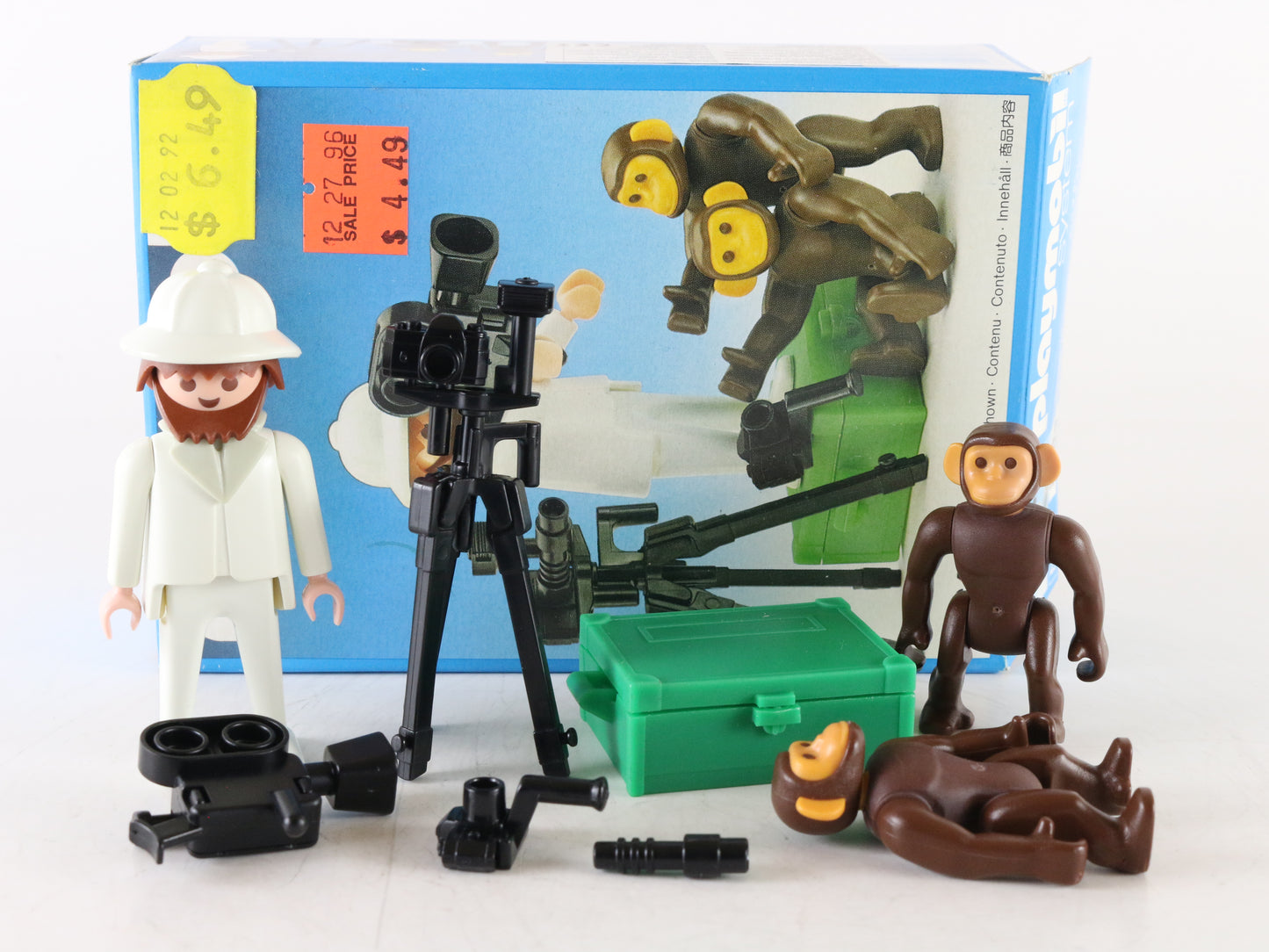 Playmobil 3364 Safari Camera Man and Monkeys Set with Box