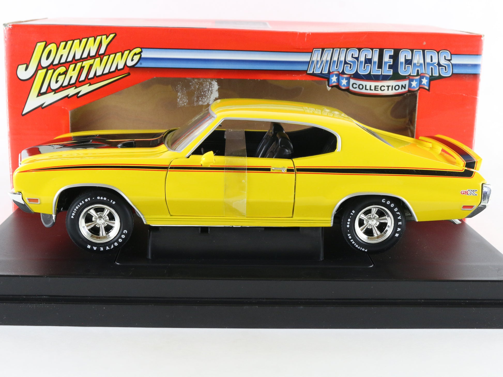 1970 Buick Gsx Yellow Black Johnny Lightning Rc2 1:18 Model Car 51050e