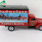 1930s Budweiser Christmas Delivery Truck Red Danbury Mint 1:24 Diecast Model